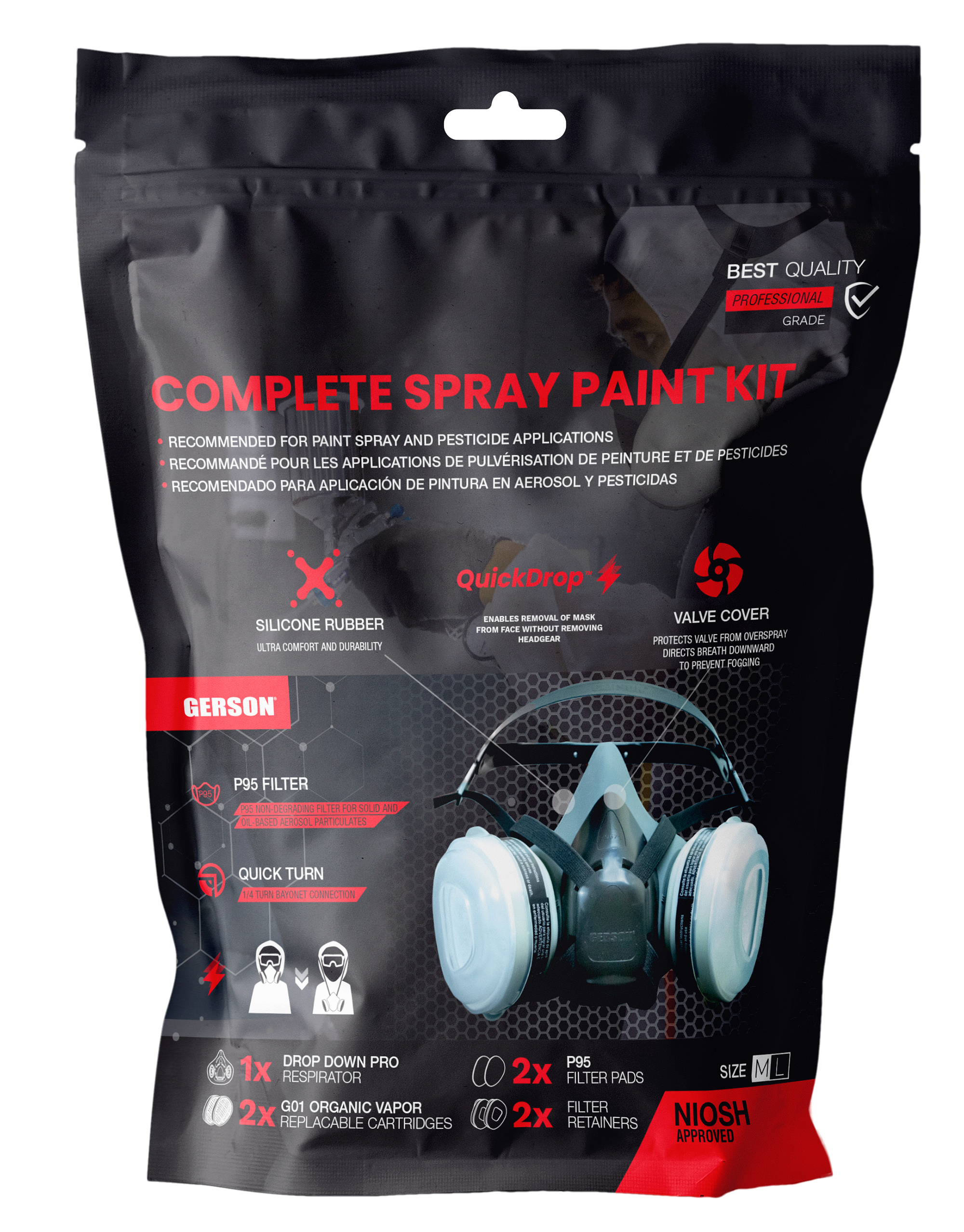 Drop Down Complete Spray Paint Kit